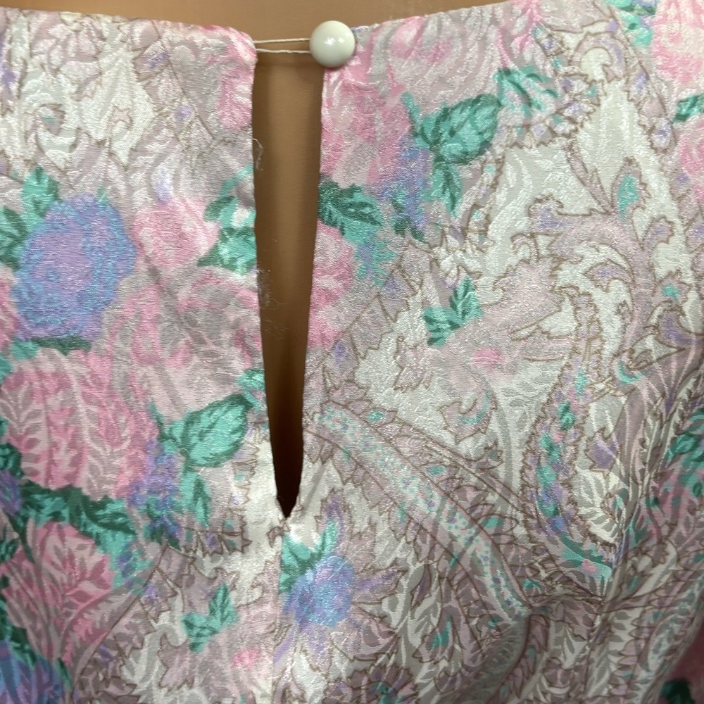 Worthington Vintage 90’s Pastel‎ Floral Plus Size Patterned Two-Piece Set - Picture 10 of 15